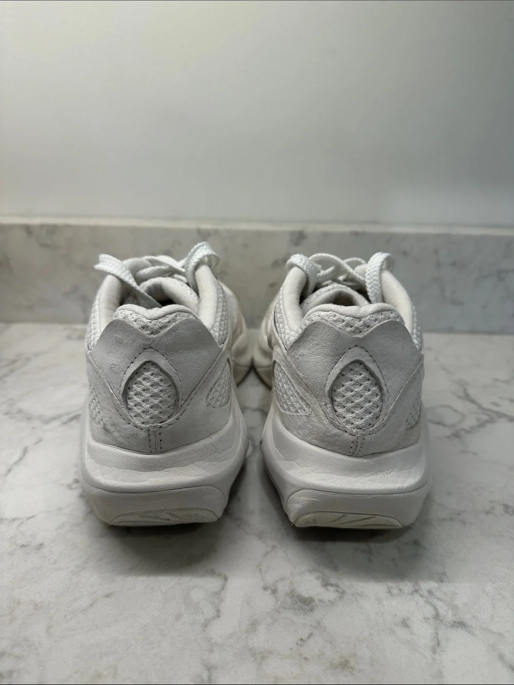 New Balance Women's White Chunky Dad Sneakers - Picture 5 of 7